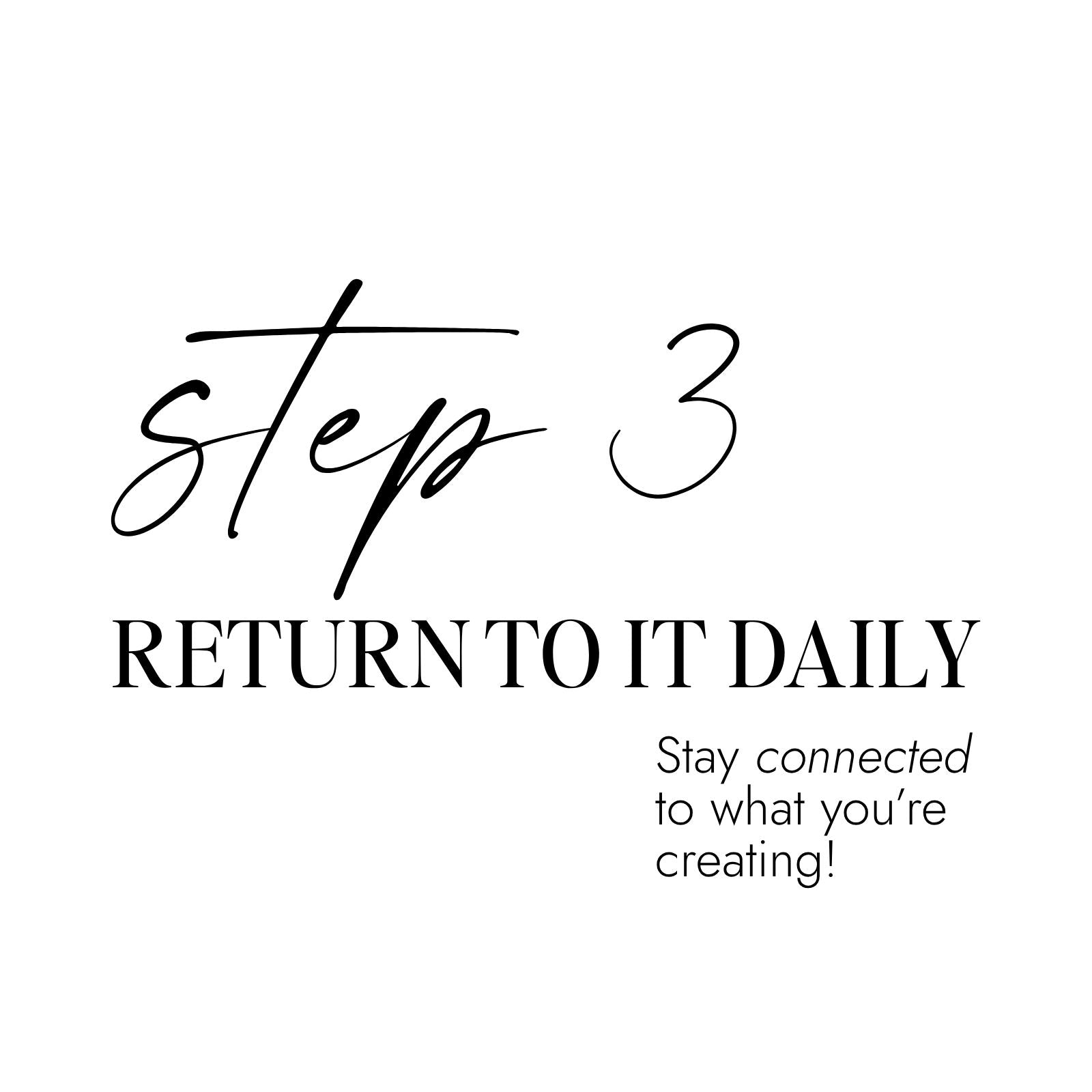 Step 1 of how to make a vision board showing “choose your focus” for setting clear intentions and manifestation goals.
