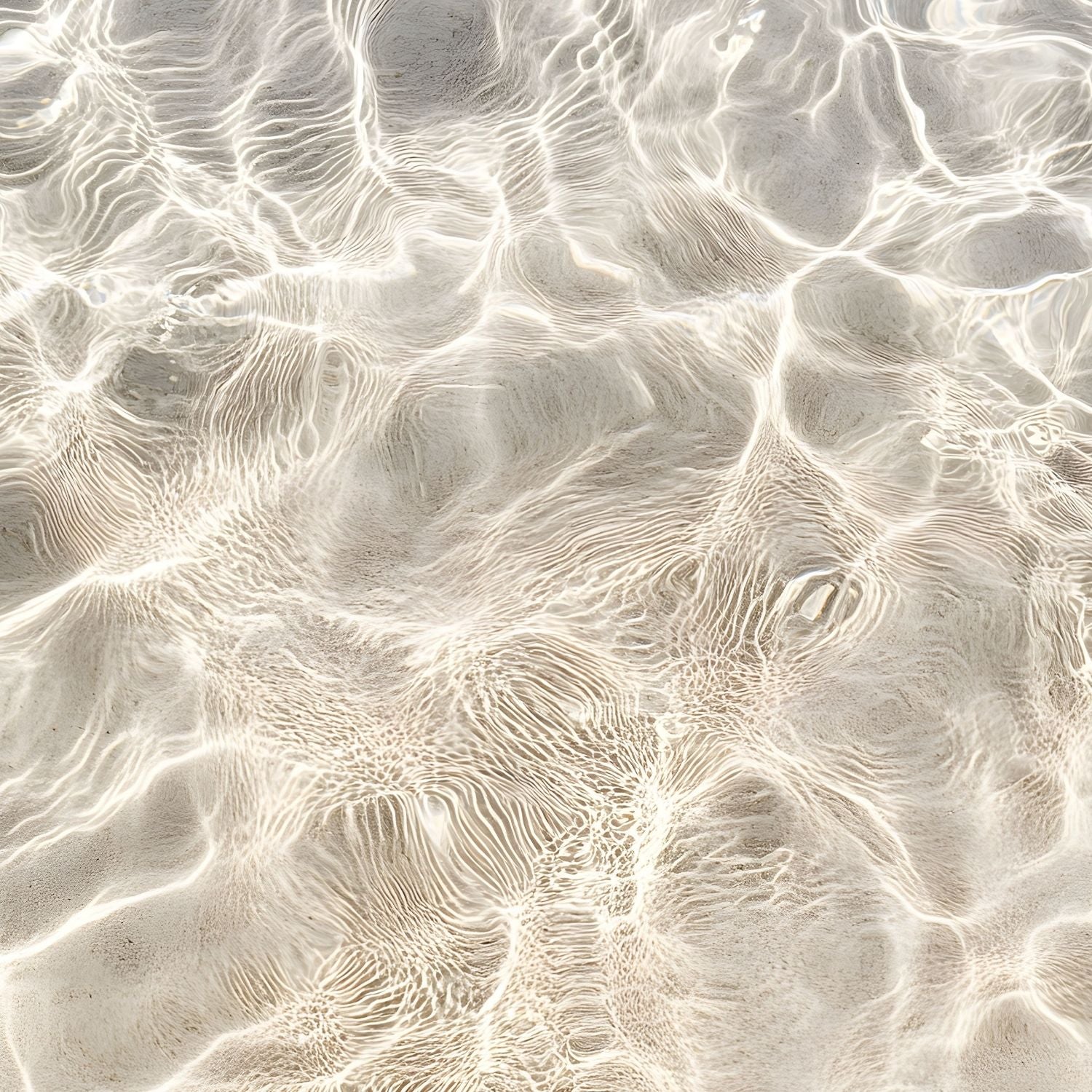 Abstract, light-filled water pattern representing health and spirituality through balance, calm, and natural flow.