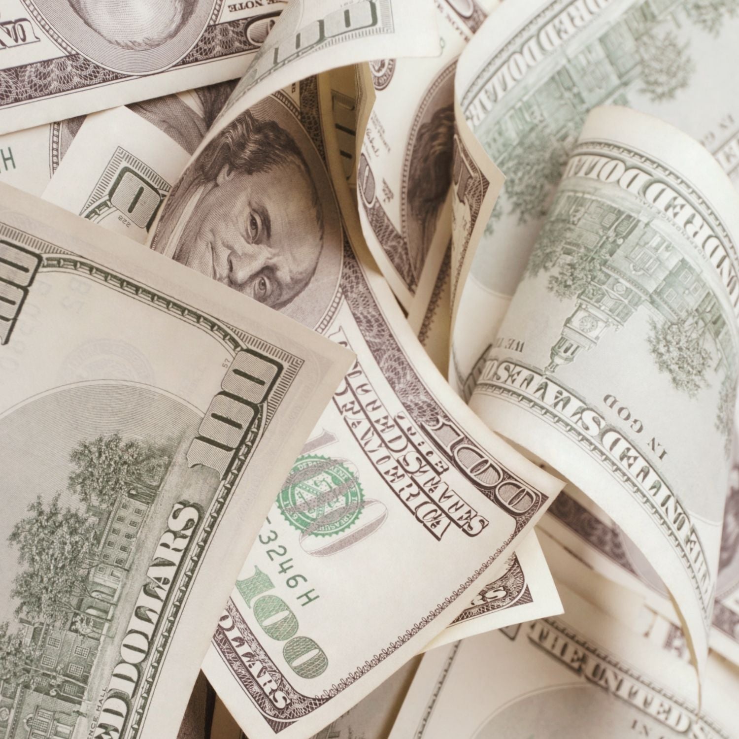 Editorial close-up of U.S. currency representing money and career through abundance, stability, and financial empowerment.