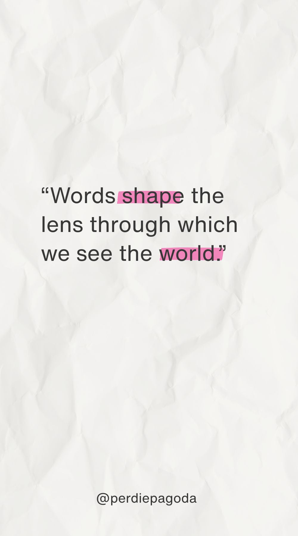 The Power of Words on a Vision Board