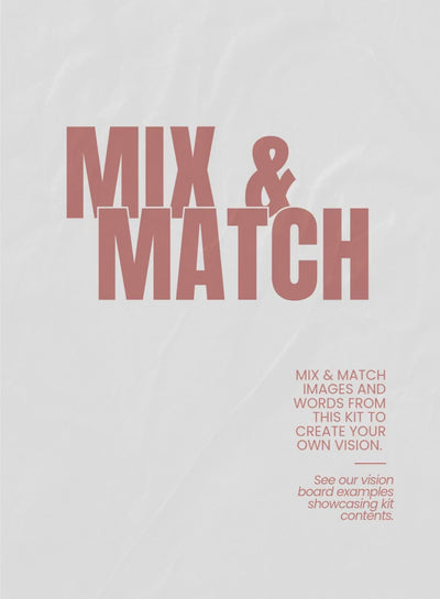 Video preview showcasing the Perdie Pagoda Complete Collection Volume One vision board kit, featuring five life areas with over 1,000 mix and match vision board images, headlines, and affirmations for goal setting and manifestation.