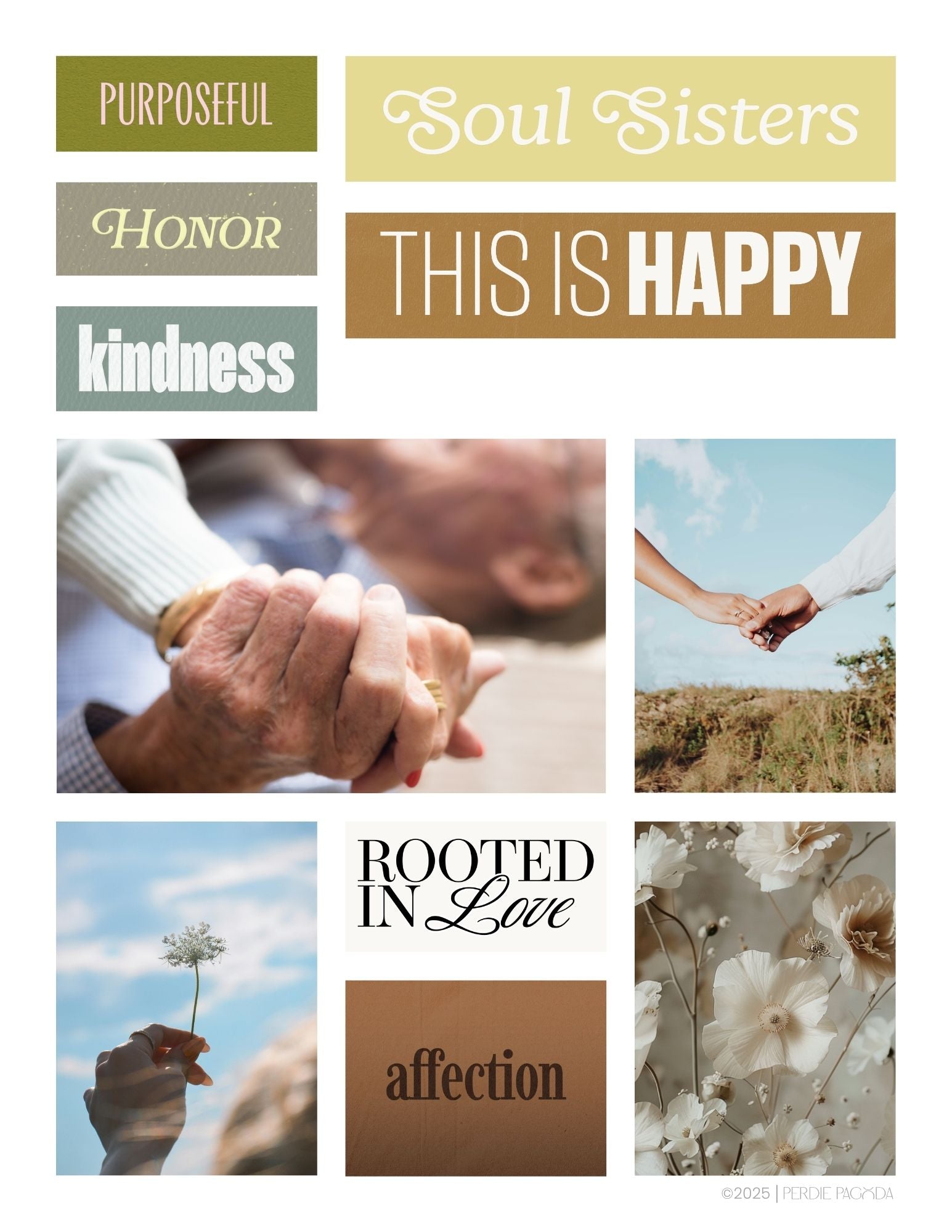 Preview video of Love and Family Volume One vision board kit, showcasing curated imagery, headlines, and affirmations centered on romance, partnership, and emotional connection.